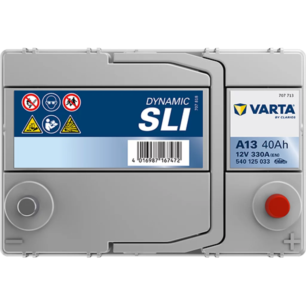 VARTA A13 DYNAMIC SLI Batteri 12V 40AH 330CCA (187x127x200/227mm) +höger