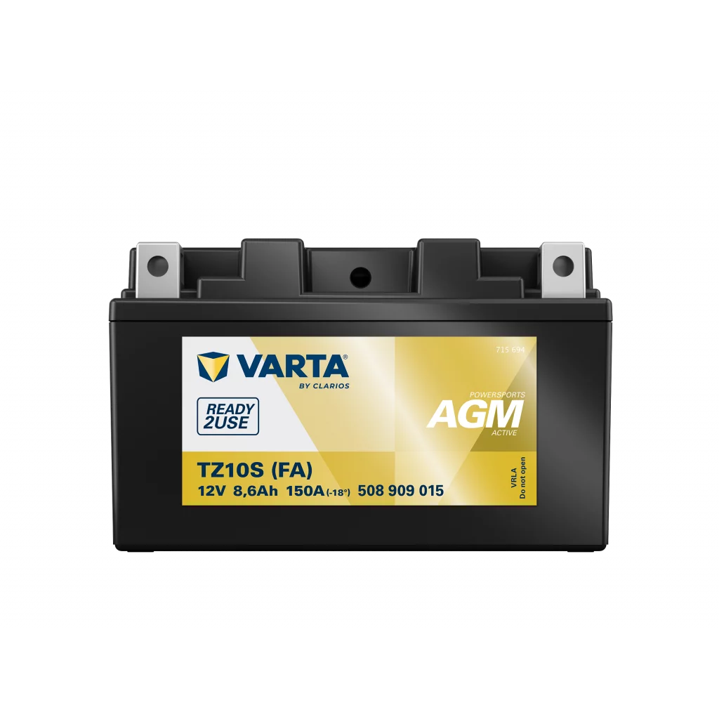 VARTA TZ10S (FA) AGM MC Batteri 12V 8,6AH 150CCA (150x87x93mm) +vänster