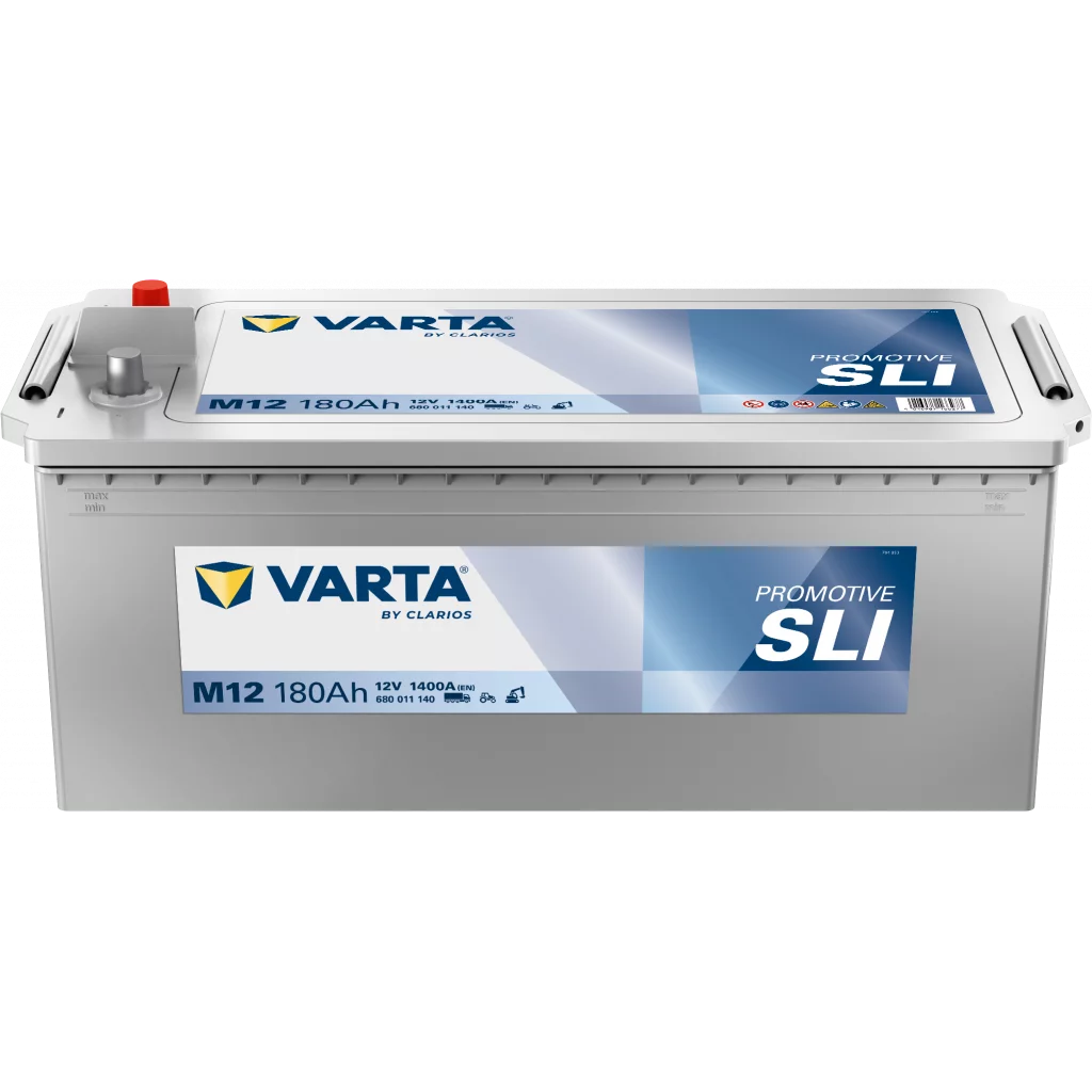 VARTA M12 PROMOTIVE SLI Batteri 12V 180Ah 1400CCA (513x223x223mm) +vänster