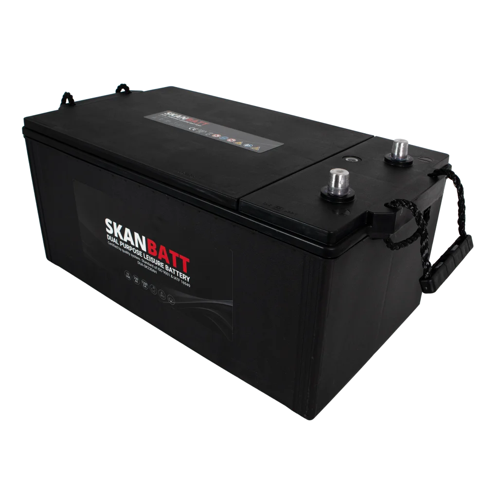 SKANBATT Dual Purpose 12V 230AH  1330CA (513x276x239mm) +Vänster