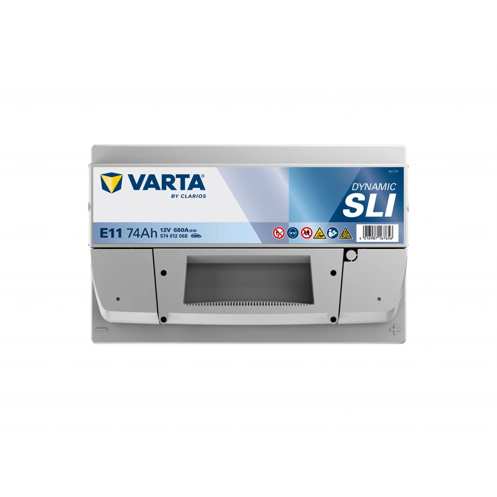 VARTA E11 DYNAMIC SLI Batteri 12V 74AH 680CCA (278x175x190/190mm) +höger