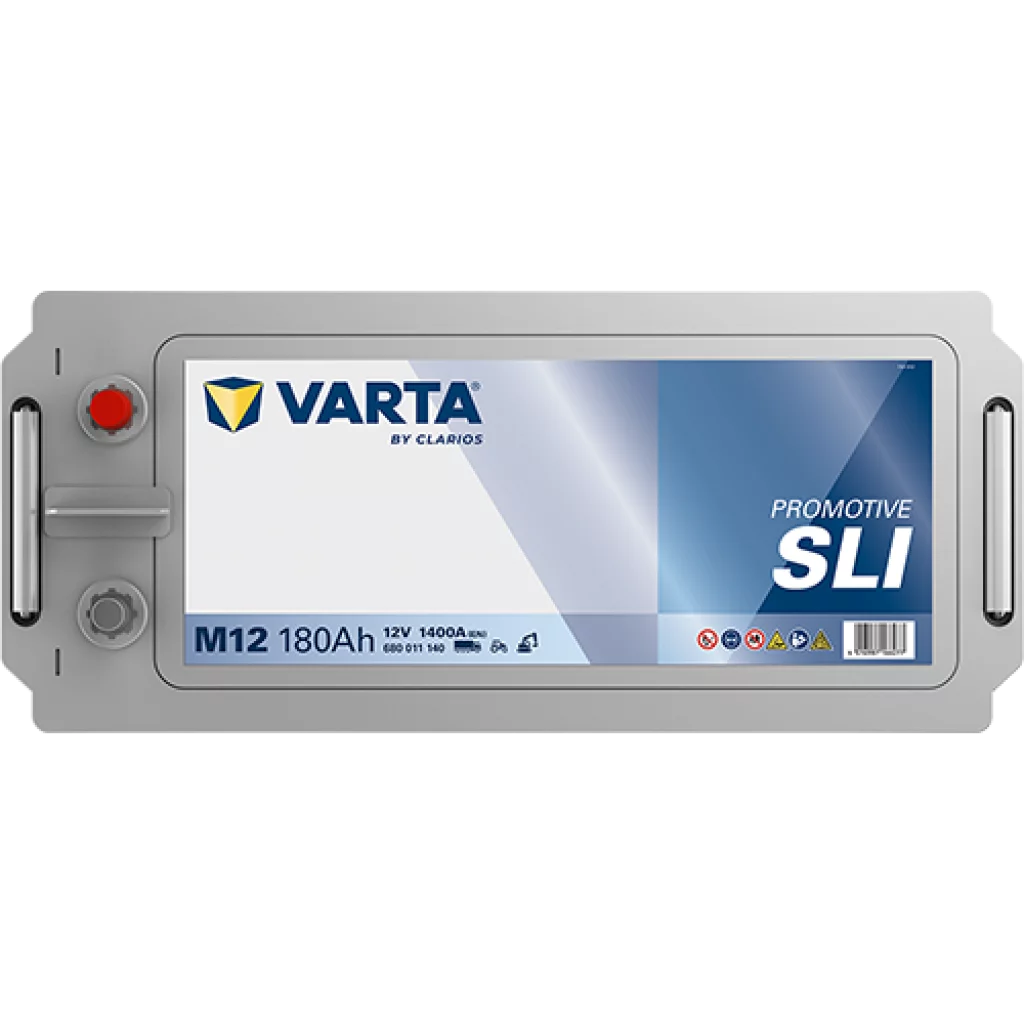 VARTA M12 PROMOTIVE SLI Batteri 12V 180Ah 1400CCA (513x223x223mm) +vänster