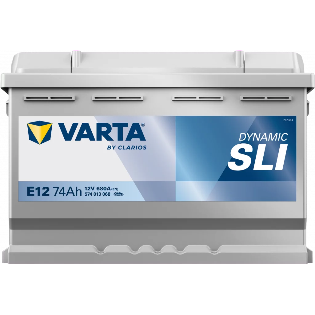 VARTA E12 DYNAMIC SLI Batteri 12V 74AH 680CCA (278x175x190/190mm) +vänster