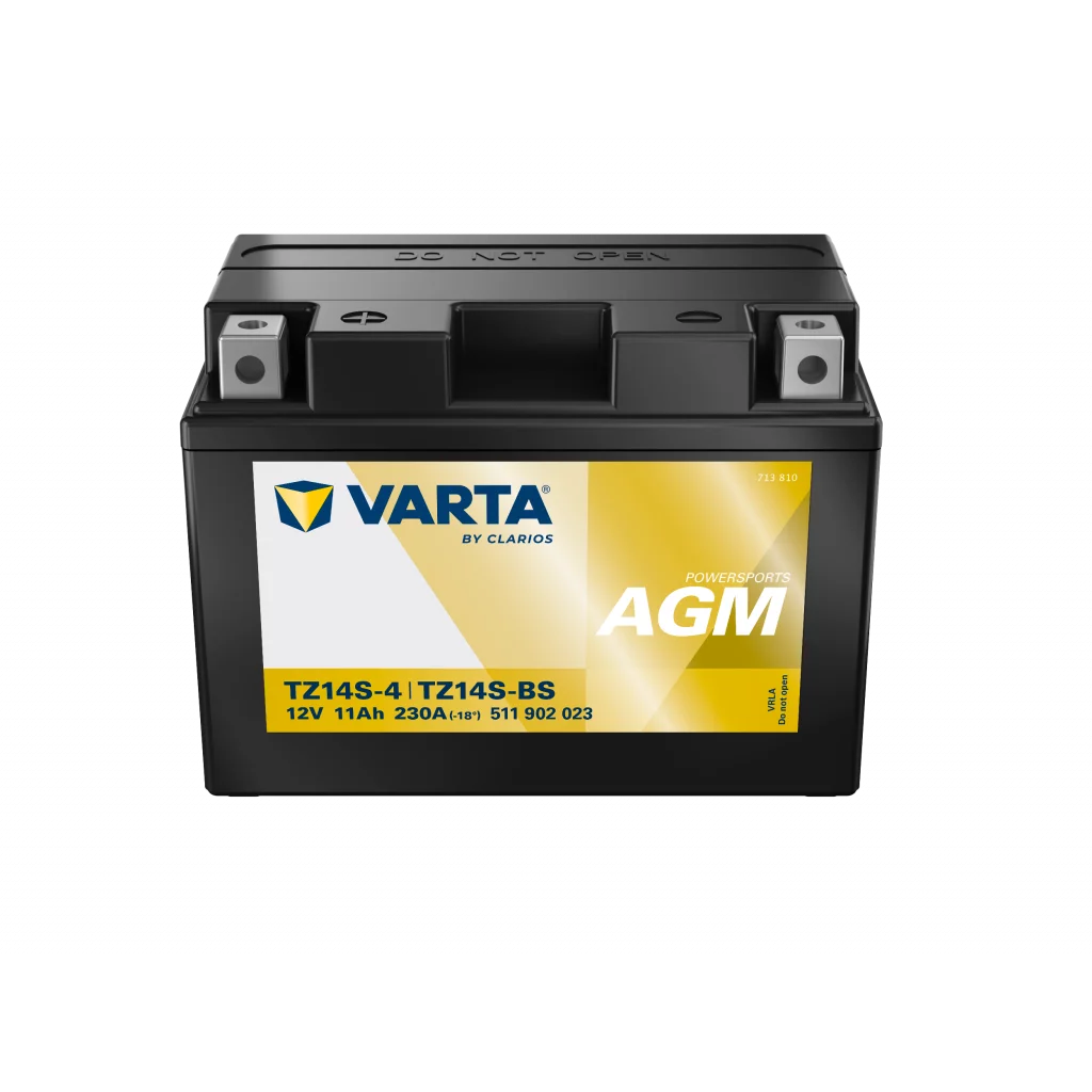 VARTA AGM MC Batteri 12V 11AH 230CCA (150x87x110mm) +vänster TZ14S-BS