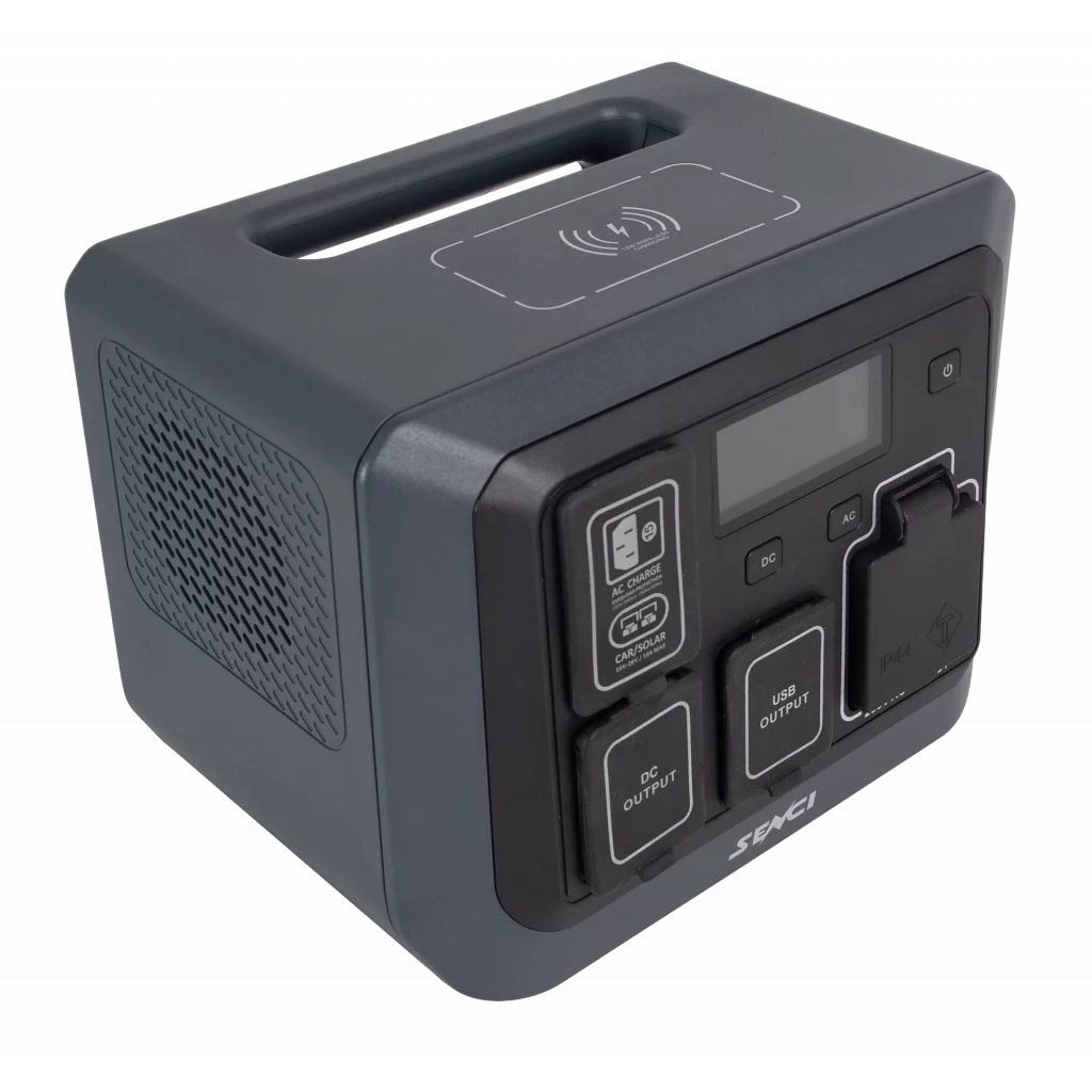 SENCI Lithium LPS 268Wh Power Station med 600W (1200W) sinus inverter