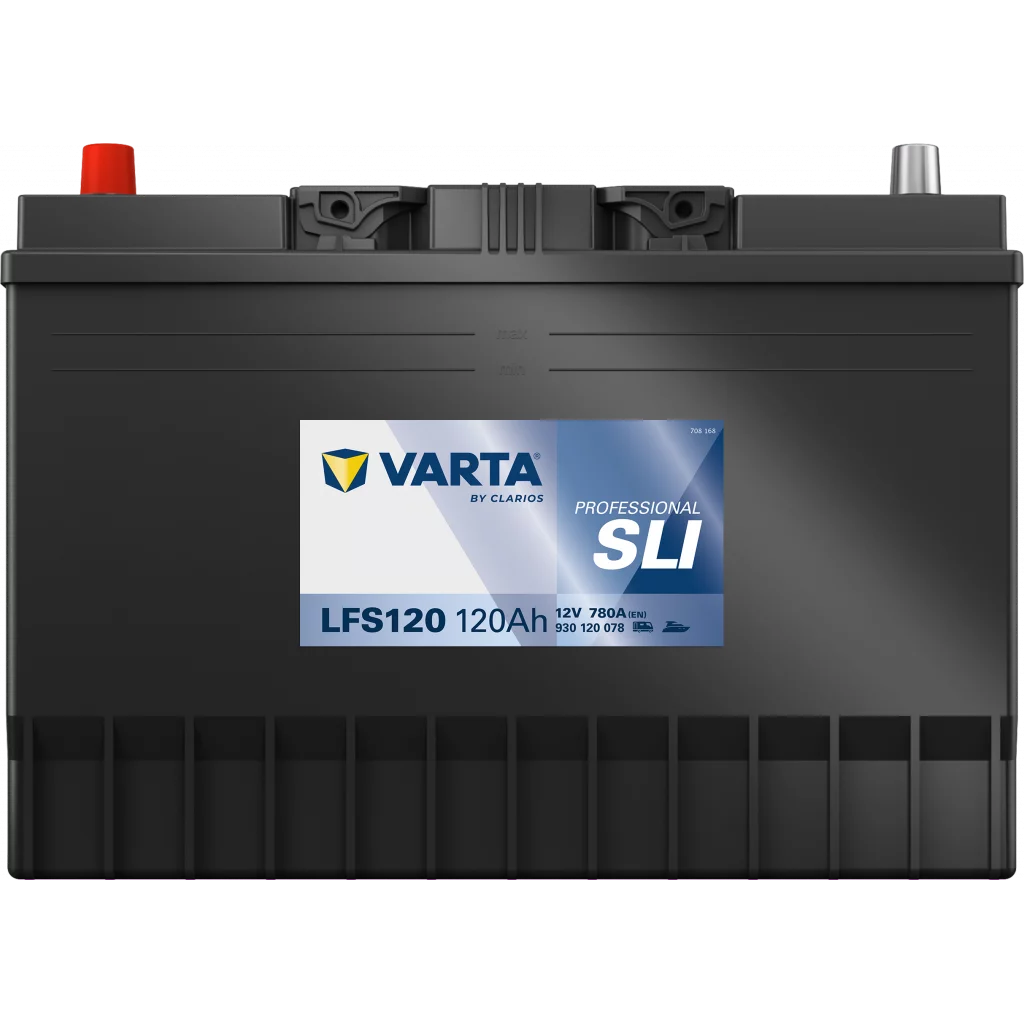 VARTA LFS120 Fritidsbatteri 12V 120AH 780CCA (349x175x236mm) +vänster