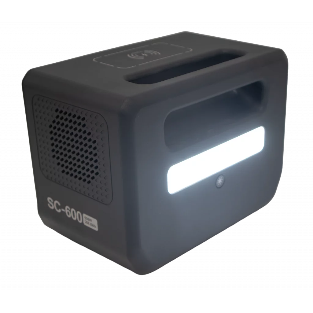 SENCI Lithium LPS 268Wh Power Station med 600W (1200W) sinus inverter