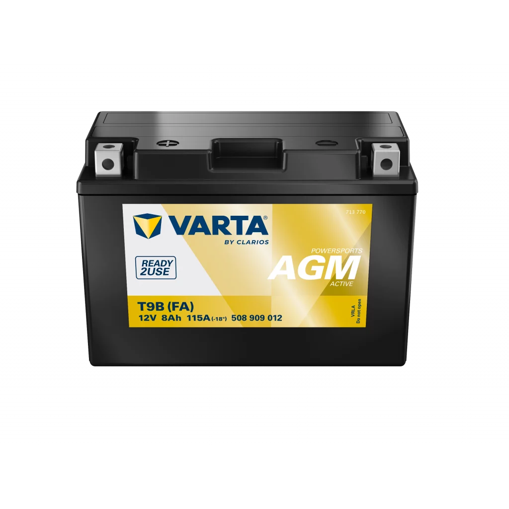 VARTA AGM MC Batteri 12V 8AH 115CCA (150x70x105mm) +vänster T9B (FA)