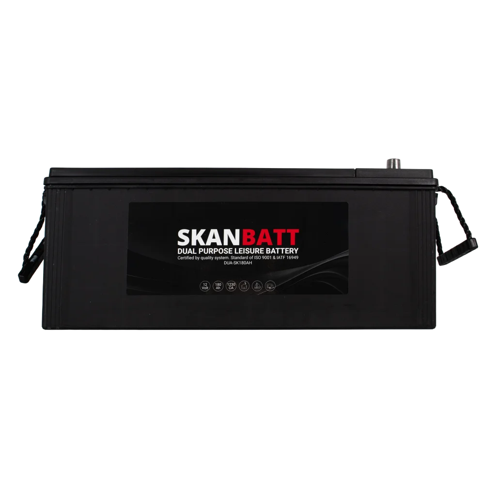 SKANBATT Dual Purpose 12V 180AH  1230CA (513x224x218mm) +Vänster