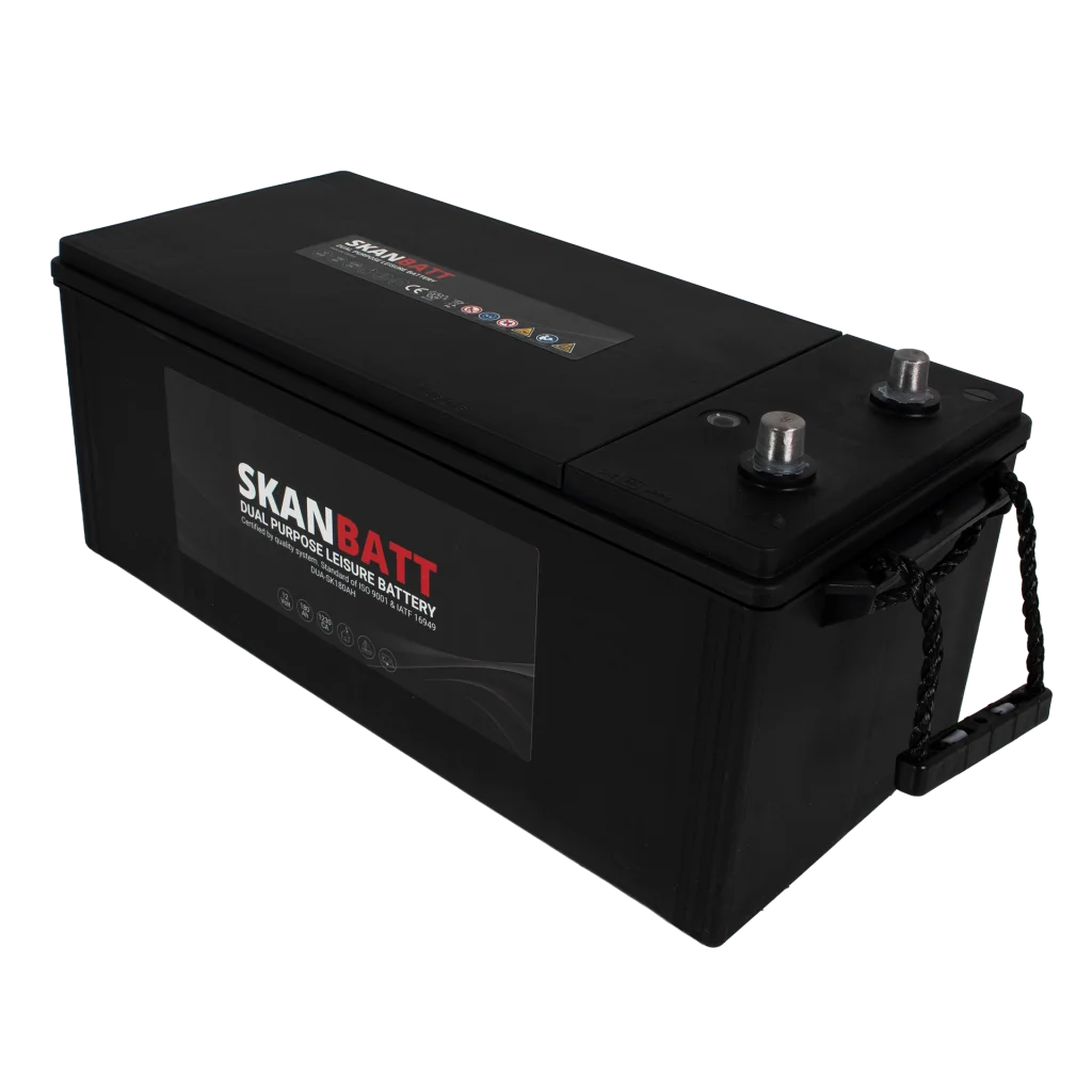SKANBATT Dual Purpose 12V 180AH  1230CA (513x224x218mm) +Vänster