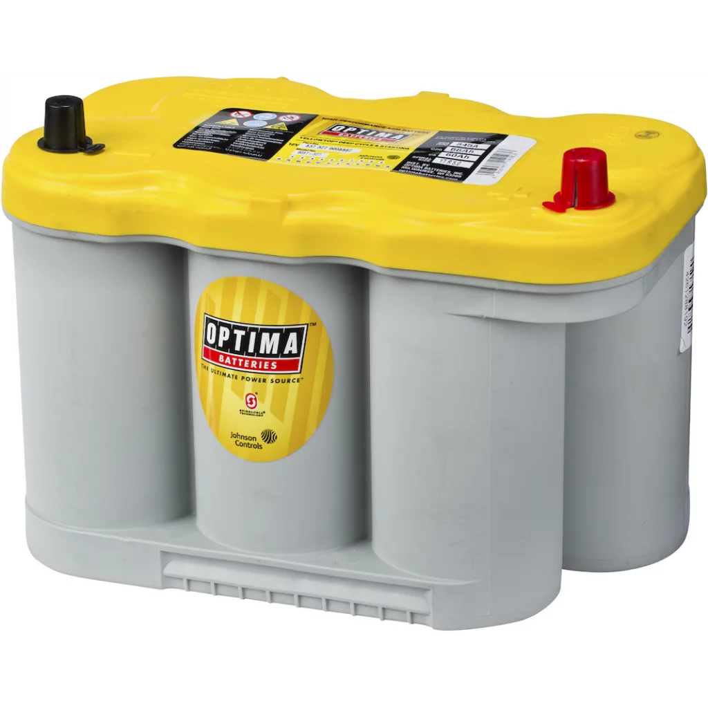 OPTIMA AGM Yellow Top 12V 66AH 845CCA (309x172x219mm) +höger 8037-327