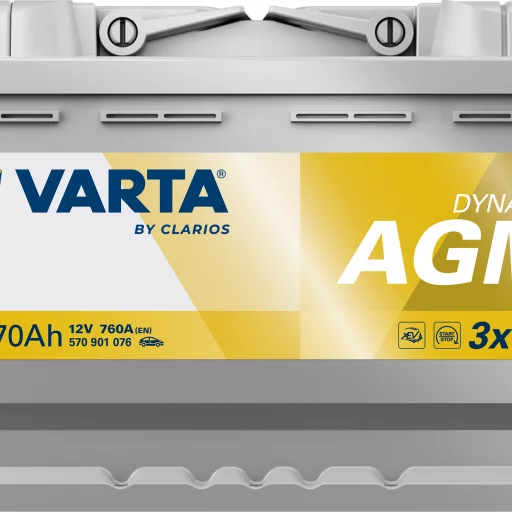 VARTA A7 Dynamic AGM Batteri 12V 70AH 760CCA (278x175x190mm) +höger xEV