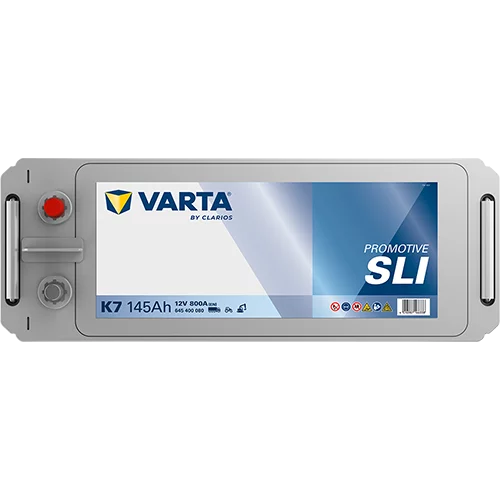 VARTA K7 PROMOTIVE SLI Batteri  12V 145AH 800CCA (513x189x203/223mm) +vänster
