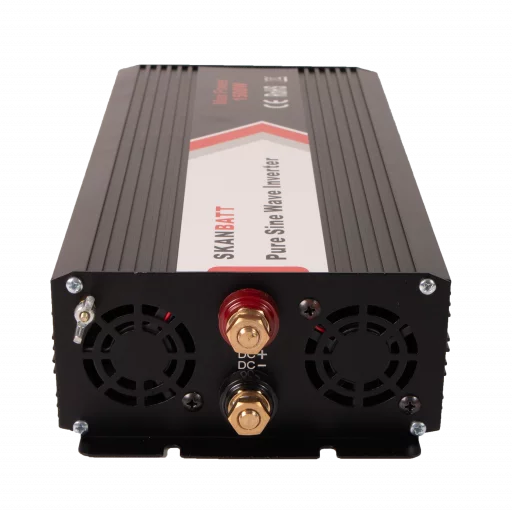 SKANBATT Inverter 12V 1500W Ren Sinus med Fjärrkontroll