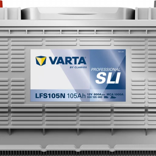 VARTA  LFS105N Fritidsbatteri 12V 105AH 800CCA (330x172x238mm) +centrerad