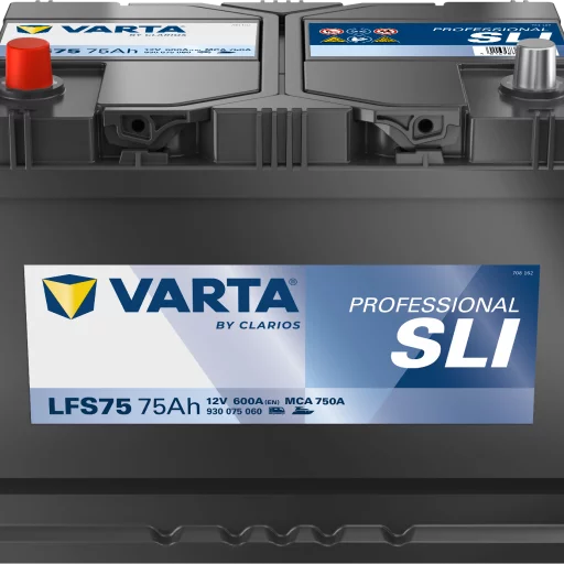 VARTA LFS75 Fritidsbatteri 12V 75AH 600CCA (260x175x225mm) +vänster