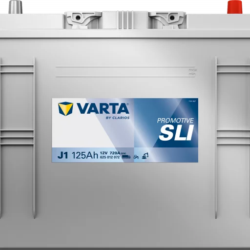 VARTA J1 PROMOTIVE SLI Batteri 12V 125AH 720CCA (349x175x270/290mm) +höger
