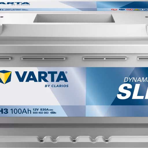 VARTA H3 DYNAMIC SLI Batteri 12V 100AH 830CCA (353x175x190/190mm) +höger