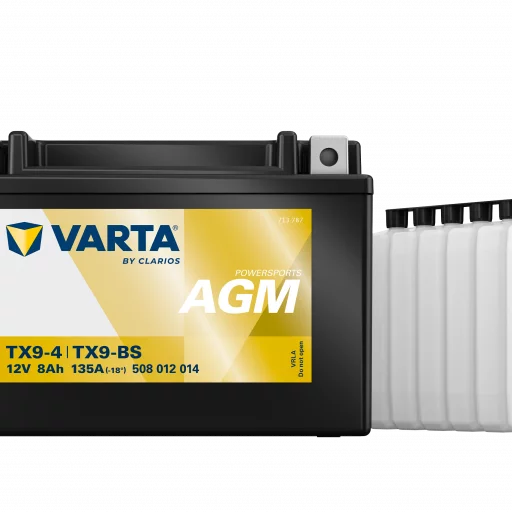 VARTA MC Batteri 12V 8AH 135CCA (152x88x106mm) +vänster TX9-BS