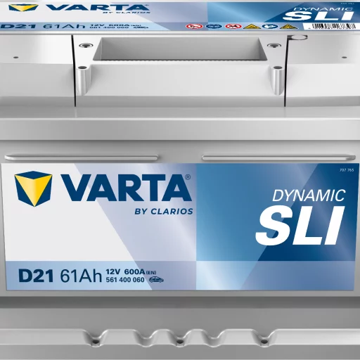 VARTA D21 DYNAMIC SLI Batteri 12V 61AH 600CCA (242x175x175/175mm) +höger
