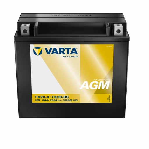 VARTA AGM MC Batteri 12V 18AH 250CCA (177x88x156mm) +vänster TX20-BS