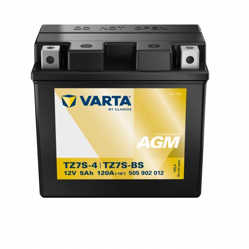 VARTA AGM MC Batteri 12V 5AH 120CCA (113x70x105mm) +höger TZ7S-BS