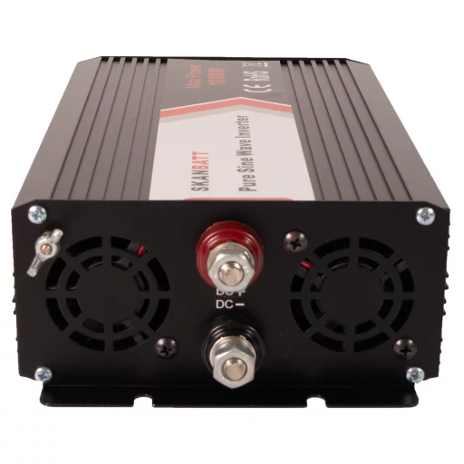 SKANBATT Inverter 12V 1000W Ren Sinus med Fjärrkontroll