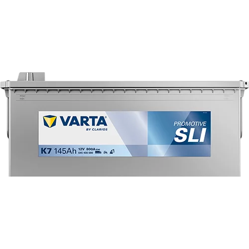 VARTA K7 PROMOTIVE SLI Batteri  12V 145AH 800CCA (513x189x203/223mm) +vänster