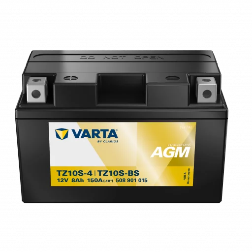 VARTA AGM MC Batteri 12V 8AH 150CCA (150x87x93mm) +vänster TZ10S-BS