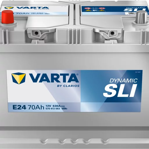 VARTA E24 DYNAMIC SLI Batteri 12V 70AH 630CCA (261x175x200/220mm) +vänster