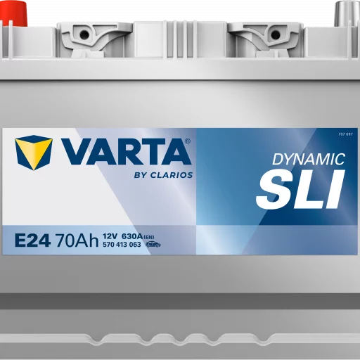 VARTA E24 DYNAMIC SLI Batteri 12V 70AH 630CCA (261x175x200/220mm) +vänster