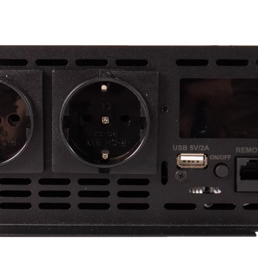 SKANBATT Inverter 24V 2000W (4000W) Ren Sinus med Fjärrkontroll