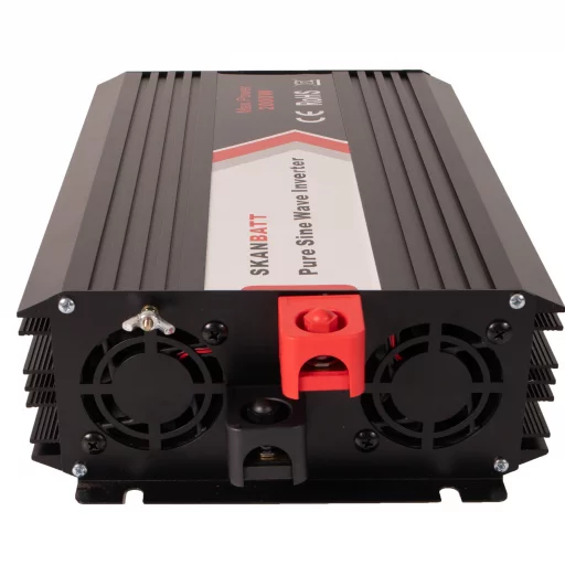 SKANBATT Inverter 12V 2000W  Ren Sinus med Fjärrkontroll