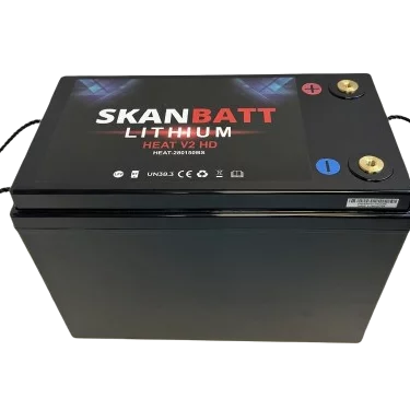 SKANBATT V2 Lithium HEAT Batteri 12V 280AH 150A BMS - Bluetooth