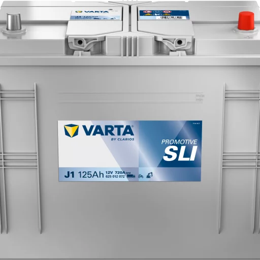 VARTA J1 PROMOTIVE SLI Batteri 12V 125AH 720CCA (349x175x270/290mm) +höger