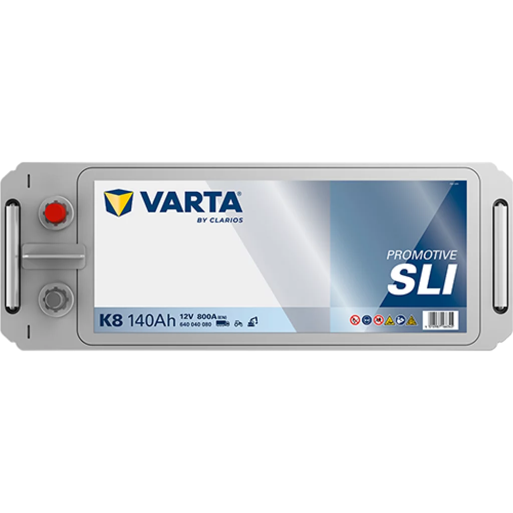 VARTA K8 Promotive SLI Batteri 12V 140AH 800CCA (513x189x203/223mm) +vänster