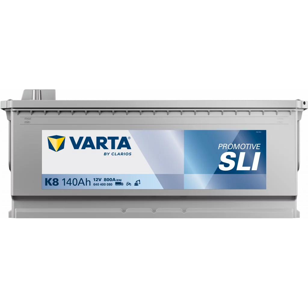 VARTA K8 Promotive SLI Batteri 12V 140AH 800CCA (513x189x203/223mm) +vänster
