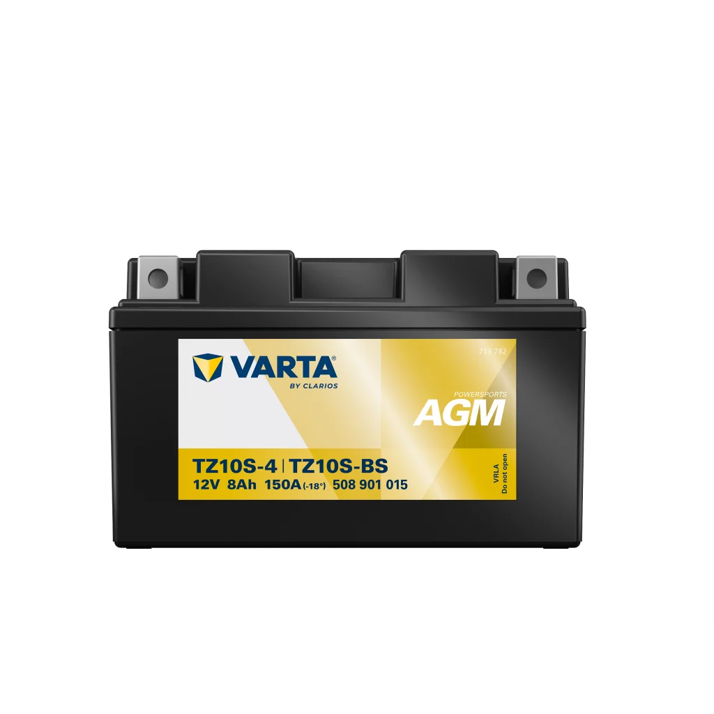 VARTA AGM MC Batteri 12V 8AH 150CCA (150x87x93mm) +vänster TZ10S-BS