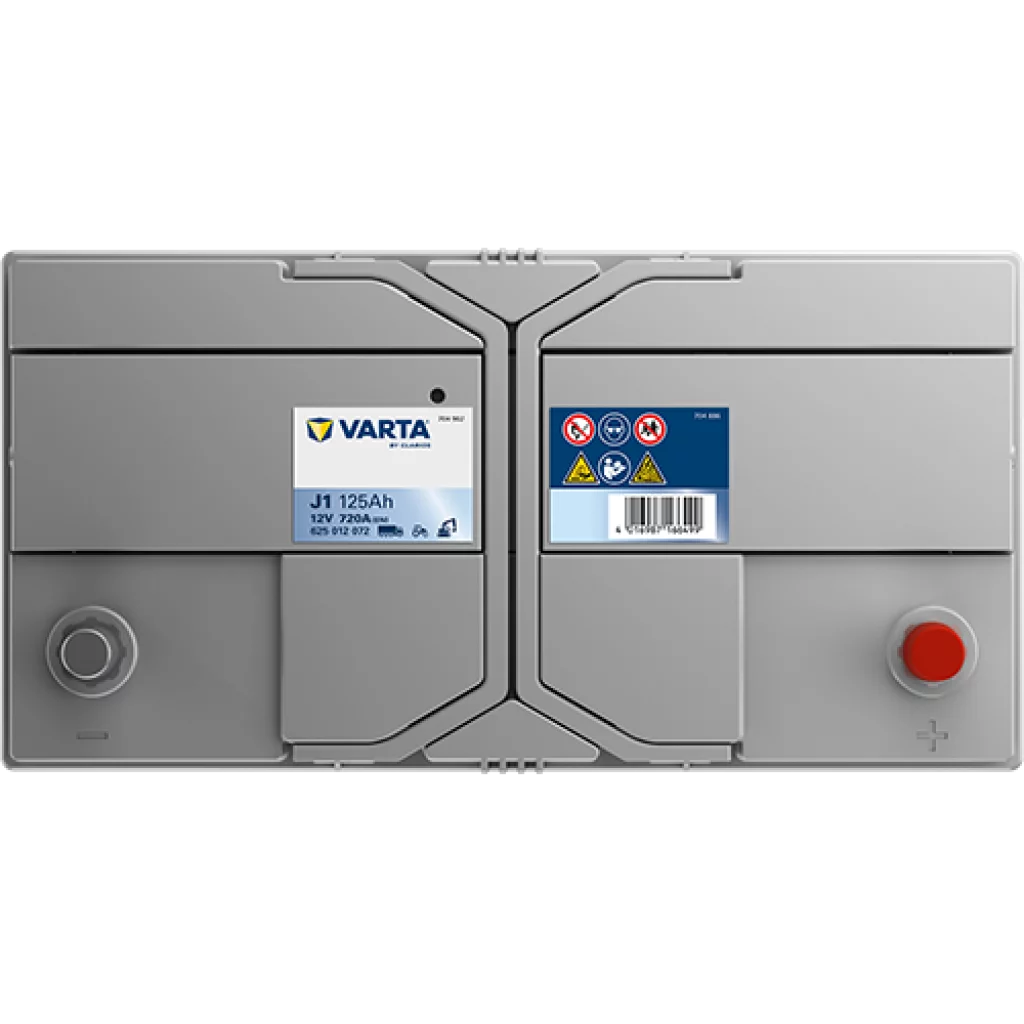 VARTA J1 PROMOTIVE SLI Batteri 12V 125AH 720CCA (349x175x270/290mm) +höger