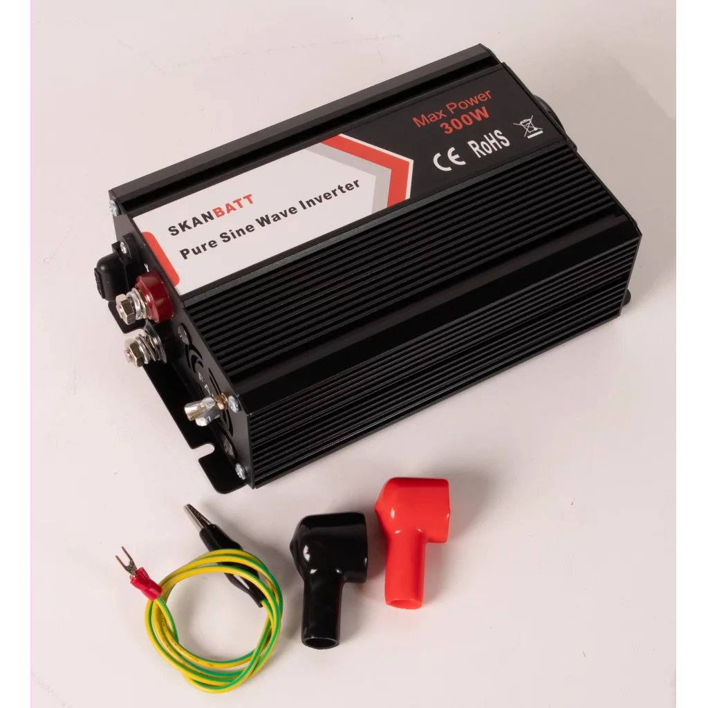 SKANBATT Inverter 12V 300W Ren Sinus
