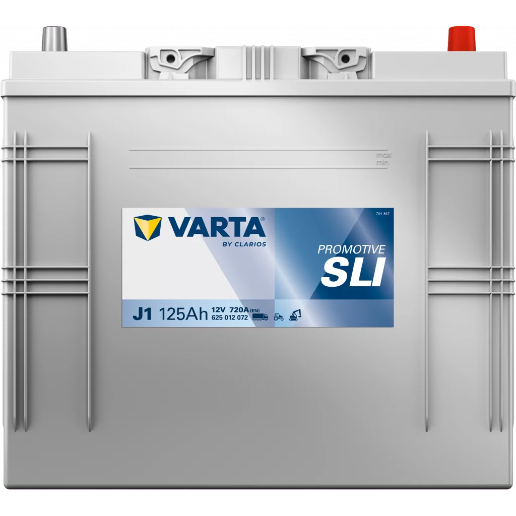 VARTA J1 PROMOTIVE SLI Batteri 12V 125AH 720CCA (349x175x270/290mm) +höger