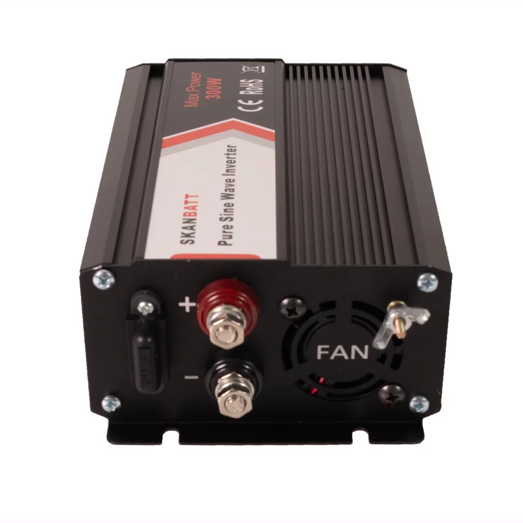 SKANBATT Inverter 12V 300W Ren Sinus
