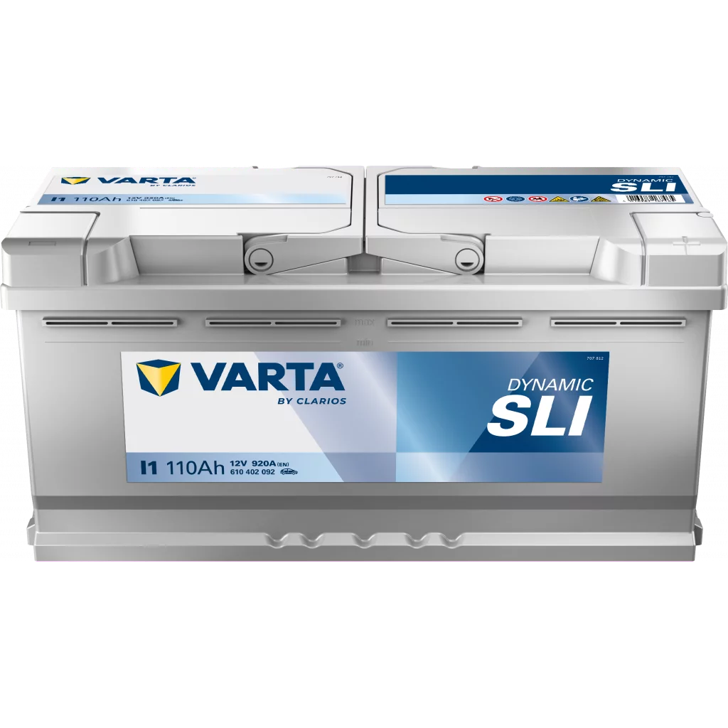 VARTA I1 DYNAMIC SLI Batteri 12V 110AH 920CCA (393x175x190/190mm) +höger