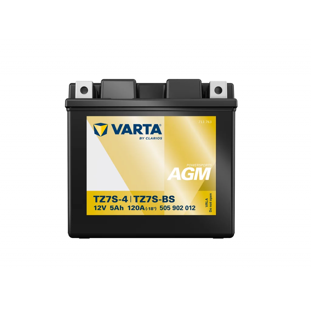 VARTA AGM MC Batteri 12V 5AH 120CCA (113x70x105mm) +höger TZ7S-BS