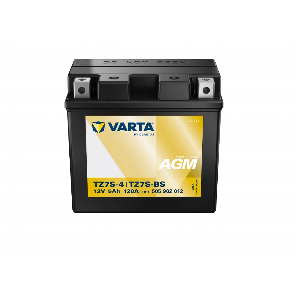 VARTA AGM MC Batteri 12V 5AH 120CCA (113x70x105mm) +höger TZ7S-BS