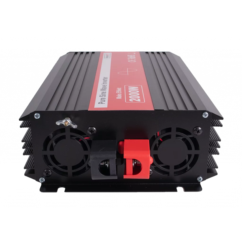 SKANBATT Inverter 12V 2000W Ren Sinus med Brytknapp