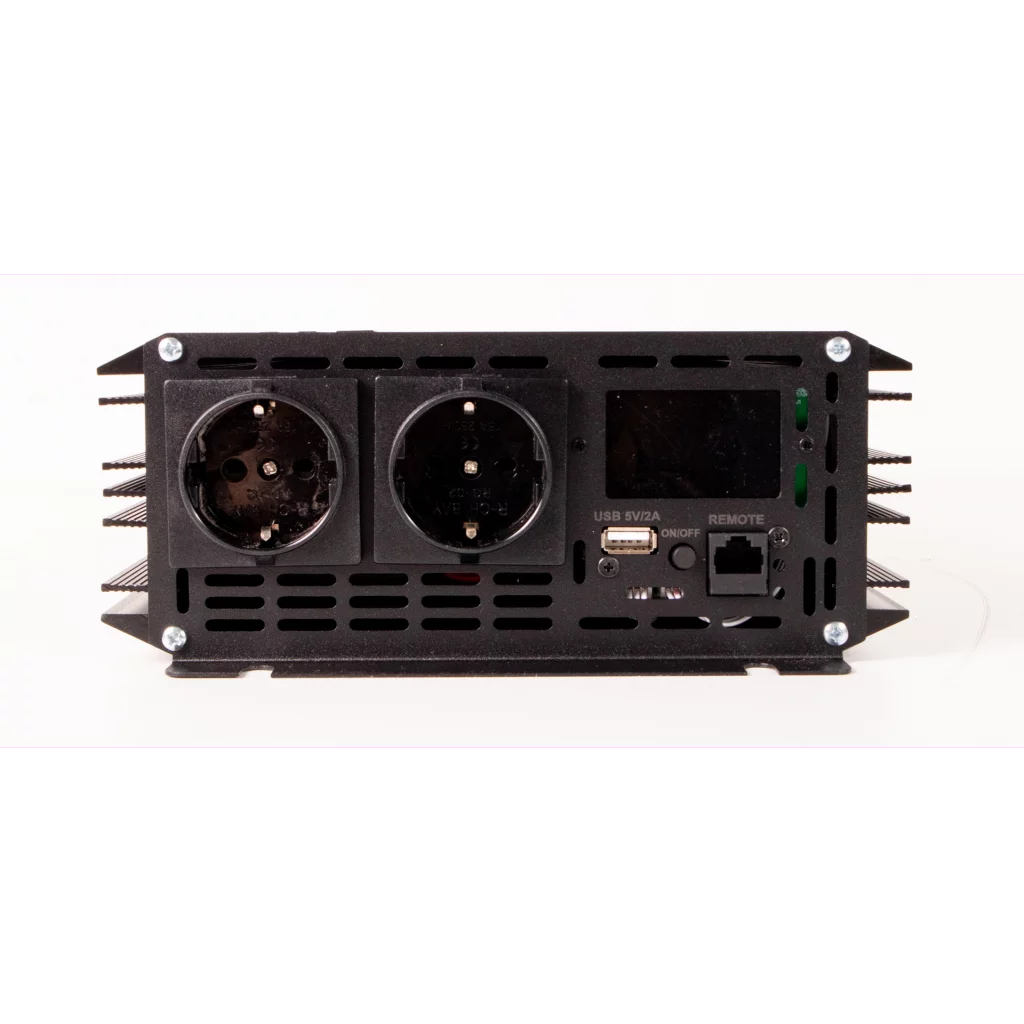 SKANBATT Inverter 12V 3000W (6000W) Ren Sinus med Fjärrkontroll