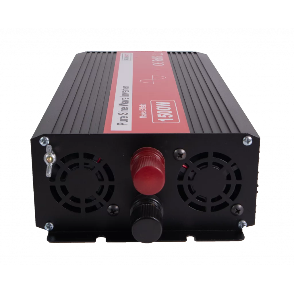 SKANBATT Inverter 12V 1500W Ren Sinus med Brytknapp