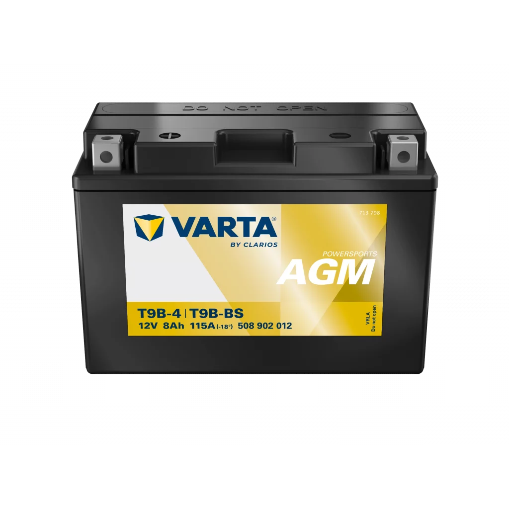 VARTA AGM MC Batteri 12V 8AH 115CCA (149x70x105mm) +vänster T9B-BS  (509902)