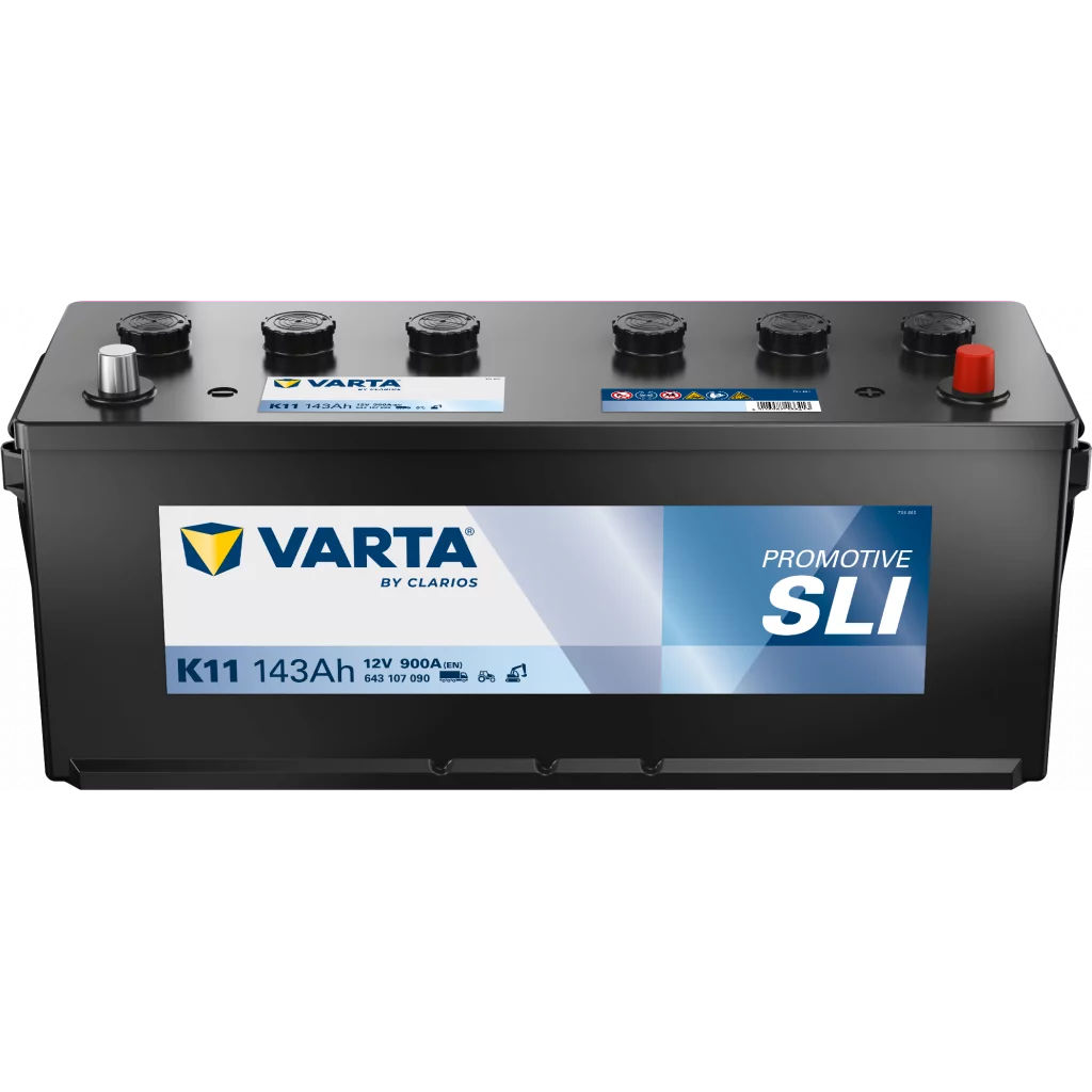 VARTA K11 PROMOTIVE SLI Batteri 12V 143AH 900CCA (508x174x190/205mm) +höger